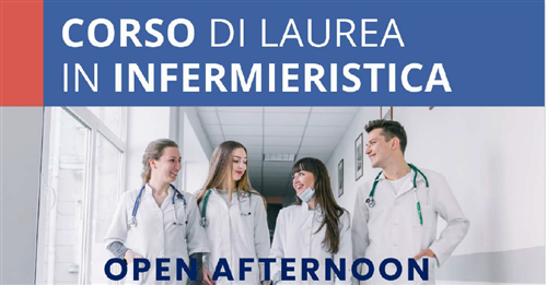 Open Afternoon - Corso di Laurea in Infermieristica