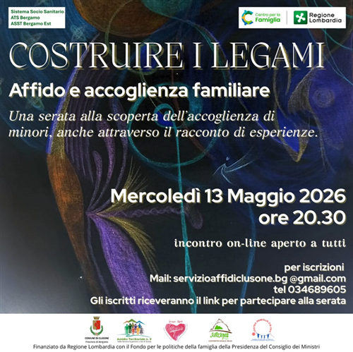 Serata di sensibilizzazione all'affido.