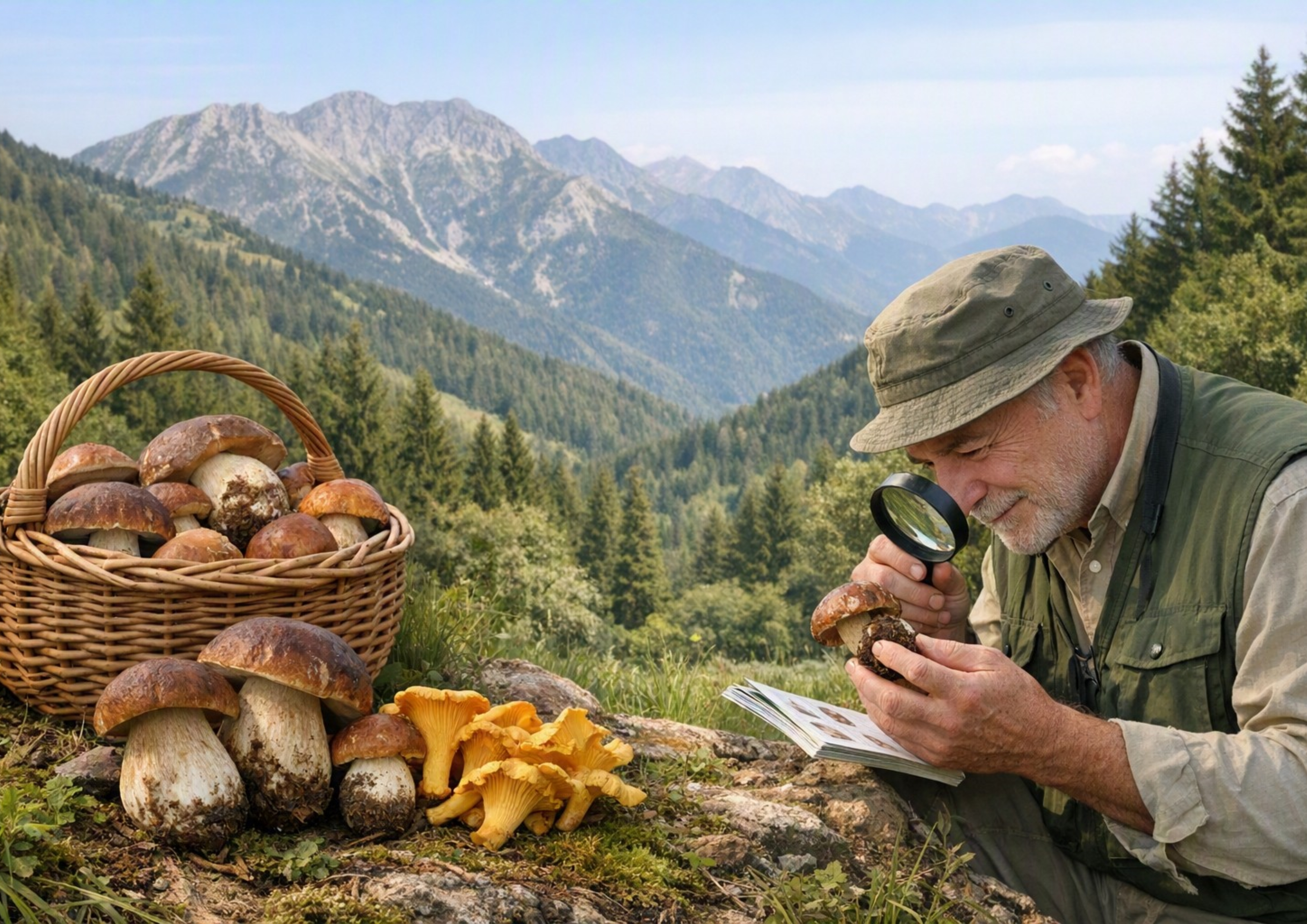 Servizio gratuito di certificazione della commestibilità dei funghi